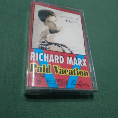CASETA AUDIO RICHARD MARX -PAID VACANTION RARA!!! ORIGINALA foto