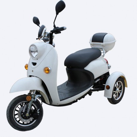 Tricicleta electrica tip scuter, 650 W, fara permis, 25 km/h, Z-Tech ZT 63  | Okazii.ro