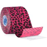 CureTape&reg; Art bandă kinesiologică culoare Leopard Pink&amp;Black 5 m