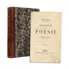 Cezar Bolliac, Colecție de poezii vechi și noi, , cu ex-librisul semnătură al lui Constantin V. Angelescu