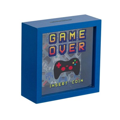 Pusculita din lemn, Game Over, 15.5x6x15.5 cm, ATU-082767 foto
