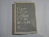 SCRIITORI ROMANI DE AZI, III - Eugen SIMION