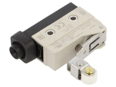 Limitator cursă manetă unghi cu rolă SPDT 10A 250VAC foto
