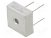 Punte redresoare monofazată Urmax 800V 25A 400A THT DC COMPONENTS