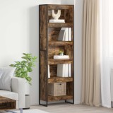 Cumpara ieftin Dulap pentru carti 60 x 30 x 189,5 cm Stejar fumuriu