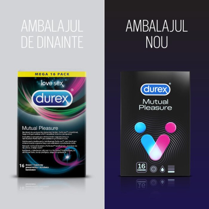 Prezervative Durex Mutual Pleasure 16 bucati