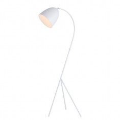 Lampadar Lykke III metal, alb, 1 bec, diametru 25 cm, 230 V foto