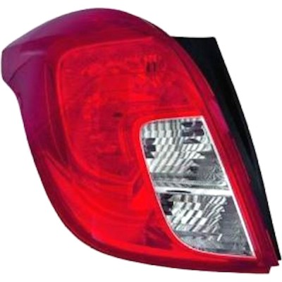 Stop spate lampa Opel MOKKA, 12.2012-09.2016, partea Dreapta, fara suport becuri, tip bec W16W+W21W+WY21W, Depo foto