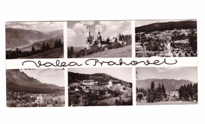 CP mare Valea Prahovei - mozaic, RPR, circulata 1961, stare buna