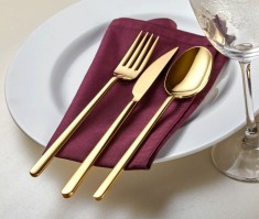 Set tacamuri 36 bucati Allegra Auriu 23.4x23.4x23.4 cm