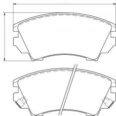 Placute frana Chevrolet Malibu (V300); Opel Astra J, Cascada (W13), Insignia, Zafira Tourer C (P12); Saab 9-5 (Ys3g); Vauxhall ZAFIRA Mk 3 (P12) SRLi