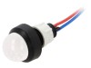 Lampă LED Convex Albă 12V &Oslash;13mm IP40