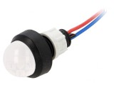 Lampă LED Convex Albă 12V &Oslash;13mm IP40