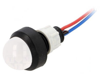 Lampă LED Convex Albă 12V &amp;Oslash;13mm IP40 foto