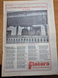 ziarul flacara 4 februarie 1983 - ceausescu vizita la scornicesti,articol mina lupeni,ivan patzaichin