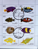 Cumpara ieftin Iso Sverige pești fauna marina serie 8v. stampilata
