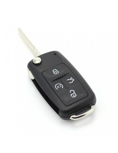Carcasa cheie tip briceag Volkswagen, cu 4 butoane