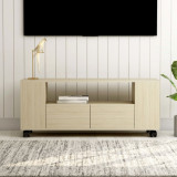 Comoda TV, stejar sonoma, 120x35x48 cm, lemn prelucrat GartenMobel Dekor, vidaXL
