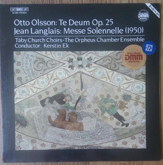 LP The Orpheus Chamber Ensemble - Otto Olsson / Jean Langlais