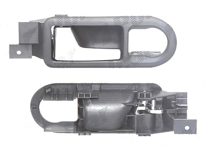 Maner usa interior Volkswagen Golf 4 (1j) (Hatchback + Combi), 08.1997-09.2006, Golf 4 Cabriolet (1exo), 04.1998-10.2003, fata, Stanga, negru; cu tij