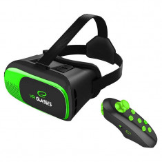 Ochelari VR Esperanza EGV300R 3D cu telecomanda Bluetooth Green foto
