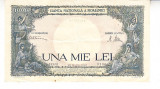 M 1 - Bancnota Romania - 1000 lei - emisiune 20 martie 1945