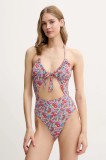 Rip Curl costum de baie dintr-o bucată FLORES culoarea rosu, cupa usor rigidizata, 0MPWSW