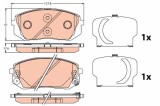 TRW GDB3647 set placute frana,frana disc