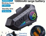 Casca Moto Bluetooth Y10, Handsfree, Microfon Incorporat, Acumulator, Compatibila Universal