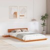 VidaXL Cadru de pat Maro 120 x 190 cm lemn 872412