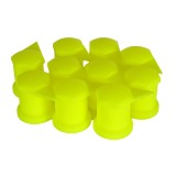 Cumpara ieftin Set 10 Bucati Capac Plastic Pentru Prezon Roata Cu Indicator 33 Neon