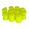 Set 10 Bucati Capac Plastic Pentru Prezon Roata Cu Indicator 33 Neon