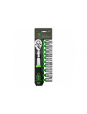 Set Cheie Clichet Cu 72 de Dinti 1/2 Cu Tubulare Hexagonale