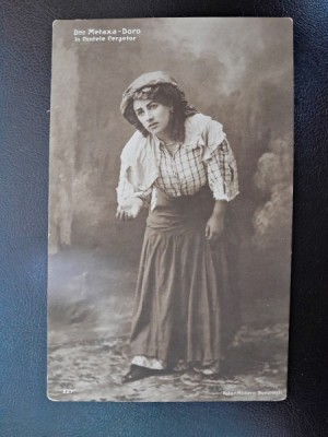 Carte postala, Dna Metaxa Doro in Contele cersetor, inceput de secol XX foto