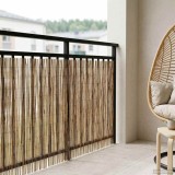 vidaXL Gard de Grădină Carbonizat 42031260