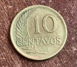 C50 - Moneda foarte veche - Peru - 10 centavos - 1964