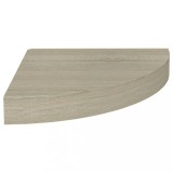 Cumpara ieftin Raft coltar de perete, stejar, 25 x 25 x 3,8 cm, MDF