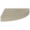 Raft coltar de perete, stejar, 25 x 25 x 3,8 cm, MDF