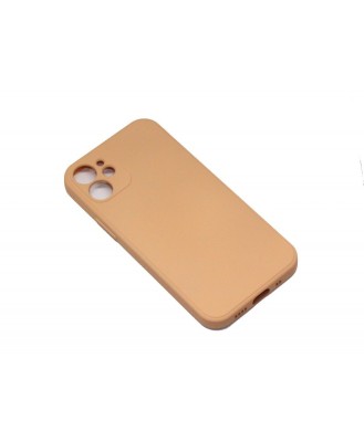 Husa Silicone Case Apple iPhone 12 Mini Piersica foto