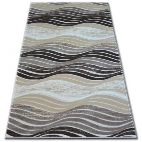 Covor acril Yazz 1760 maro si bej &icirc;ntunecat, 160x220 cm