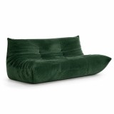 Canapea Modulară Extensibilă, Catifea, Verde