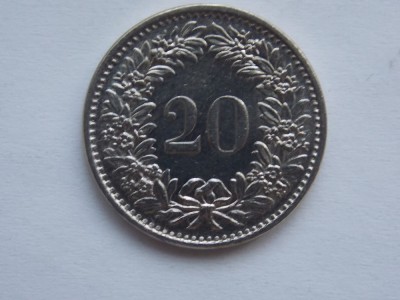 20 RAPPEN 1970 ELVETIA foto