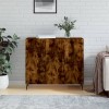 VidaXL Servantă, stejar fumuriu, 90x34x80 cm, lemn compozit