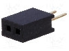 Conector 2 pini, seria {{Serie conector}}, pas pini 1.27mm, CONNFLY - DS1065-01-1*2S8BV foto