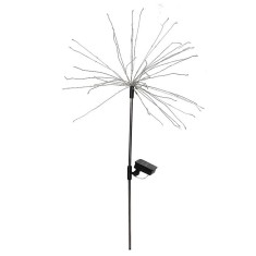 Lampa solara sub forma de artificii, 120 led-uri, alb rece, flippy