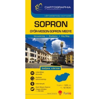Sopron v&amp;aacute;rost&amp;eacute;rk&amp;eacute;p - Cartographia foto