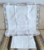 Set 2 Fete de perna Vintage cu bordura si insertii de dantela croset