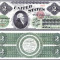 Bancnota Statele Unite ale Americii 2 Dolari 1862 - P129 UNC ( replica )