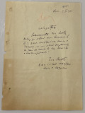 Tia Peltz - document vechi - manuscris, semnatura olografa