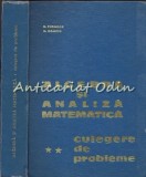 Algebra si Analiza Matematica. Culegere Probleme II, D. Flondor, N. Donciu, 1966, Didactica si Pedagogica, Matematica